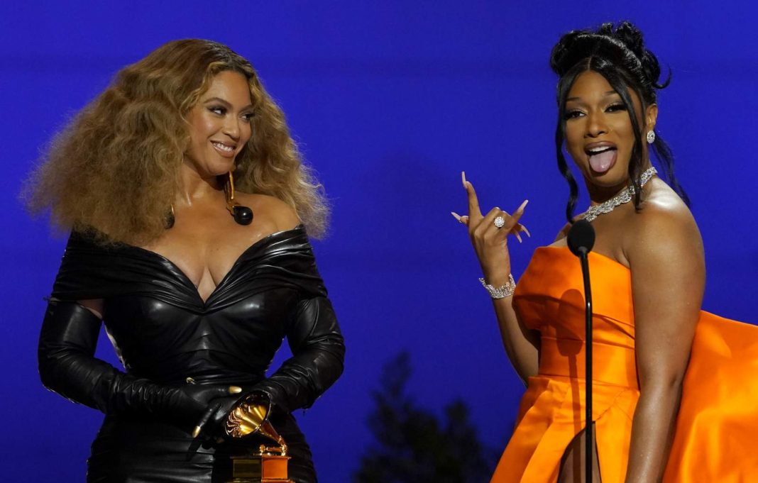 Beyoncé And Megan Thee Stallion Make History At The 63rd GRAMMY Awards ...