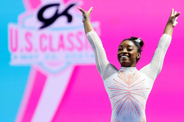 Simone Biles Makes History Landing a Astonishing Vault at the U.S